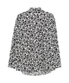 Marni Floral Ruffled Lightweight Long Sleeves Top In Black