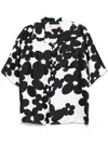 Marni Dilles Printed Short Sleeved Shirt In Black