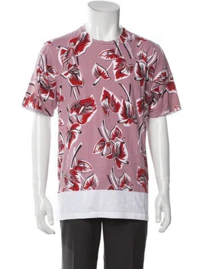 Pre-owned Marni Floral Print Short Sleeve Shirt In Multi