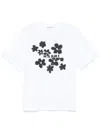 Marni Daisy Garden Print Jersey T-shirt In White