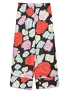 Marni Orion Print Palazzo Trousers In Black