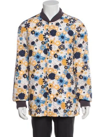 Pre-owned Marni Floral Print Trucker Jacket In Multi