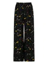Marni Floral-print Wide-leg Trousers