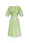 Marni Floral Printed Midi Dress