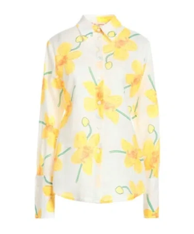 Marni Floral Printed Shirt In Multi