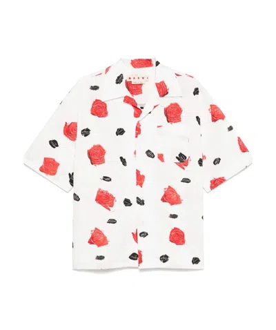 MARNI FLOWER-PRINT SHIRT
