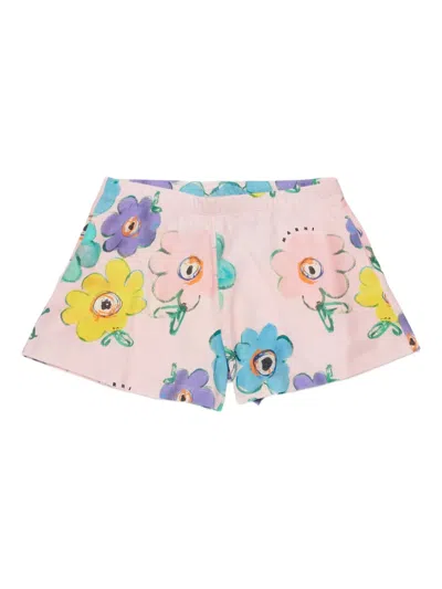 Marni Kids' Floral Shorts In Multi
