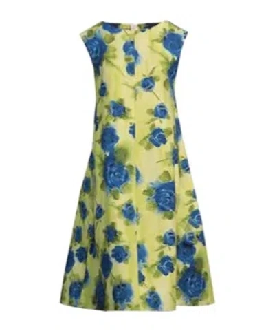 Marni Floral Sleeveless Dress In Green