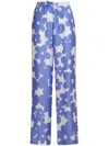 Marni Floral Trousers In Purple