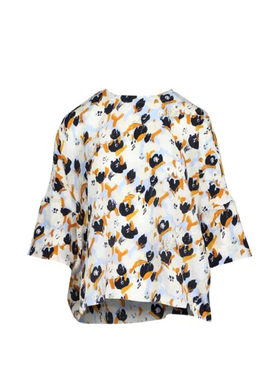 Marni Floral-print Blouse In Multi