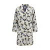Marni Floral-printed Polyester Parka Coat In White