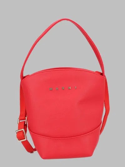 Marni Flower Basket Crossbody Bag For Girls In Blue
