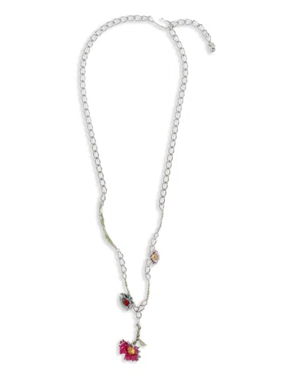 Marni Flower-charm Necklace In Gold
