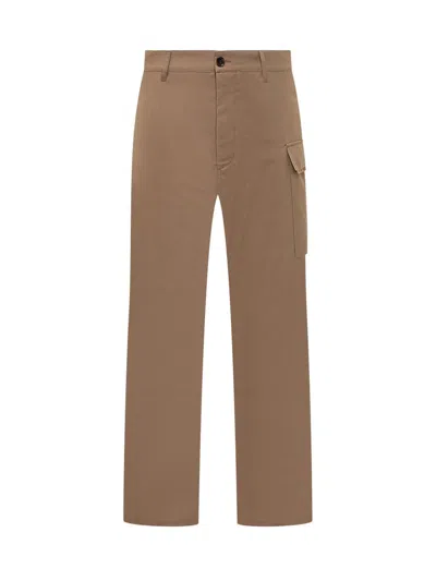 Marni Flower Detail Pant In Brown
