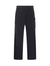 Marni Cargo Trousers Blublack In Blublack