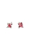 Marni Flower Embellished Earrings In Pink