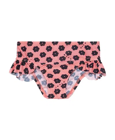MARNI PINK BIKINI BOTTOM WITH ALL-OVER FLOWER MOTIF