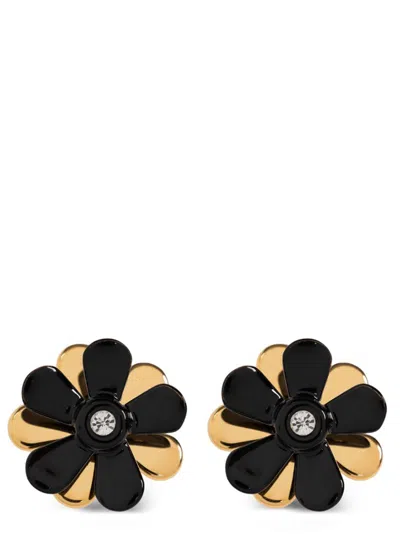 Marni 'flower Pop' Earrings In Black