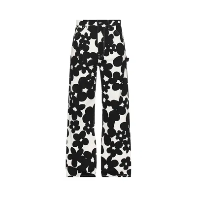 Pre-owned Marni Flower Print Trousers 'black' | Men's Size 54