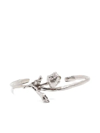 Marni Flower-stem Bracelet In Metallic