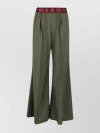 MARNI FLOWING WIDE LEG TROUSERS WITH SIDE SLIT
