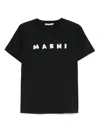 Marni Contrast Logo Crew Neck T-shirt