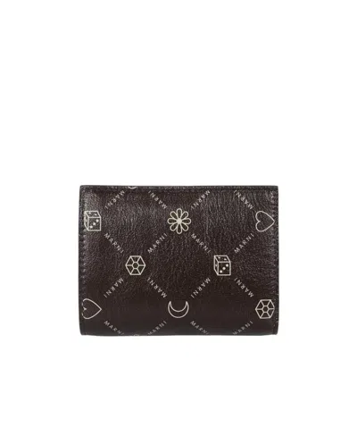Marni Folding Wallet In Black