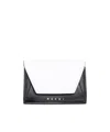 Marni Folding Wallet In White/black