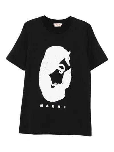 MARNI FOX-PRINT T-SHIRT