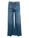 Marni Frayed-hem Flare Jeans In Blue