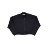 Marni Zip-up Sweatshirt With Logo In Blue