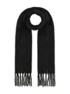 Marni Fringed-edge Scarf In Black