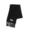 Marni Fringed-edge Scarf In Brown