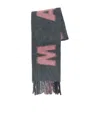 Marni Alpaca And Mohair Scarf In Black