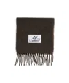 Marni Fringed Scarf In Brown