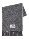 Marni Fringed Scarf In Gray