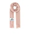 Marni Brushed Alpaca Blend Scarf In Pink