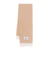 Marni Logo-patch Scarf In Nude