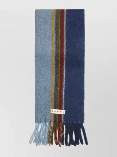 MARNI FRINGED SCARF SOFT TEXTURE