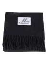 Marni Fringed-trims Scarf In Black