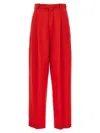Marni Pleated Wool Trousers With Belt Loops