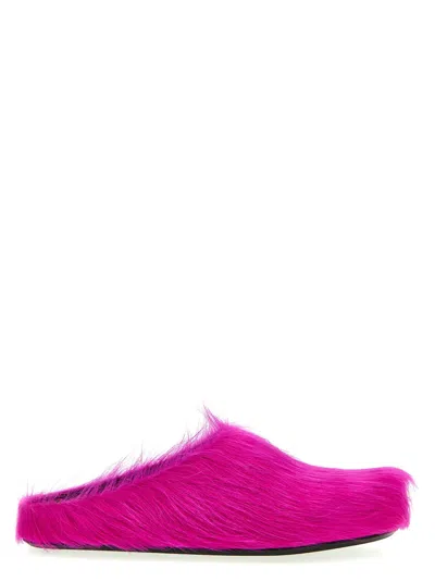 MARNI FUCHSIA FUSSBETT SLIDES