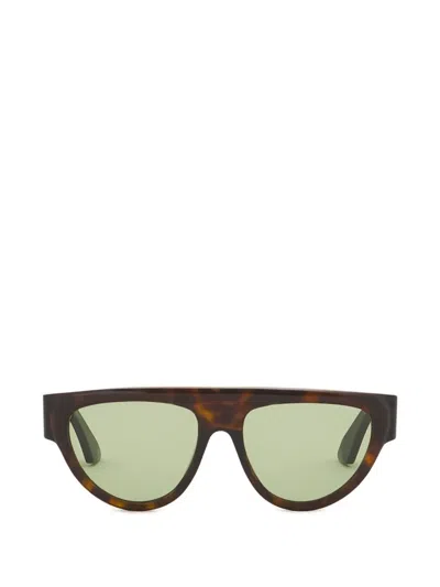 Marni Full-rim Flat-top Sunglasses In Brown
