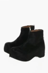 Marni Fur Booties With Inner Zip In Black
