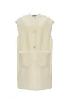 Marni Button-fastening Patch-pocket Vest In Neutral