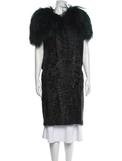 Pre-owned Marni Fur Fur Jacket In Multi