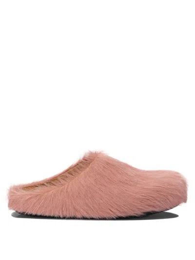 Marni Ssense Exclusive Pink Fussbett Sabot Loafers In 00c09 Lilla
