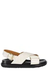 Marni Fussbet Sandal In Neutral