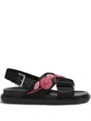 Marni Fussbett Floral-embellished Sandals