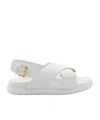 Marni Fussbett Sandals In White